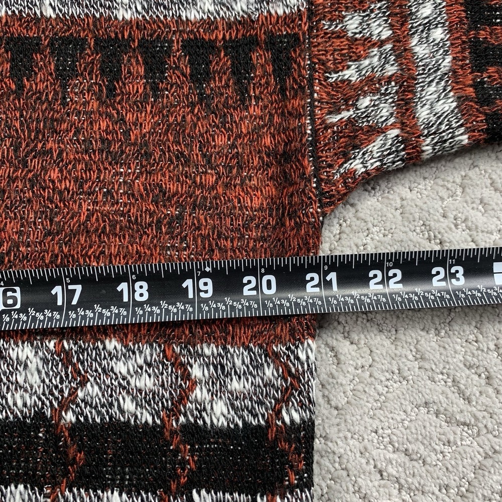 XSTATX Vtg Southwest Aztec Knit Sweater Made USA Mens M/L Grandpa - Picture 5 of 6